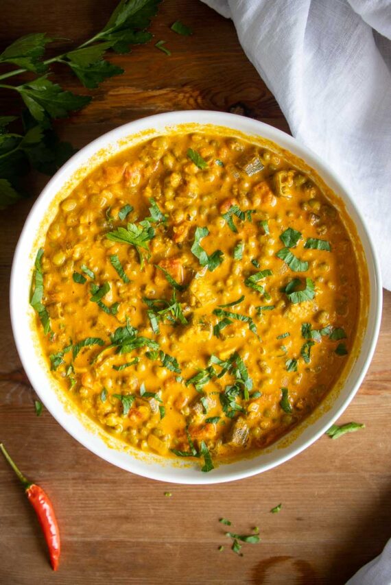 Hearty Vegan Mung Bean Curry