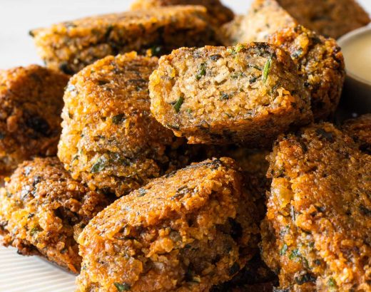 red lentil falafel featured image