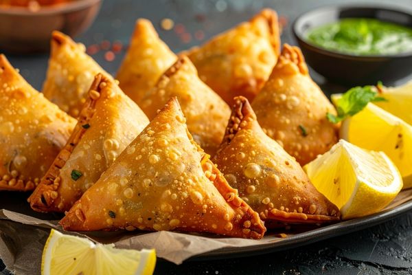 vegan samosas