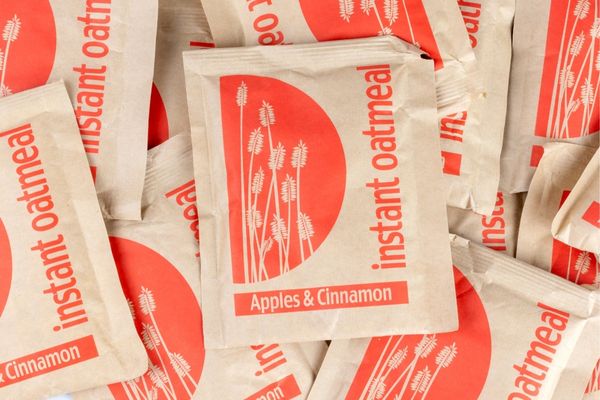 instant oatmeal package